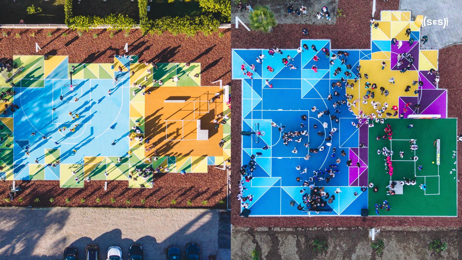 Basket e parkour illuminano i nuovi spazi ad Aversa e Torre del Greco