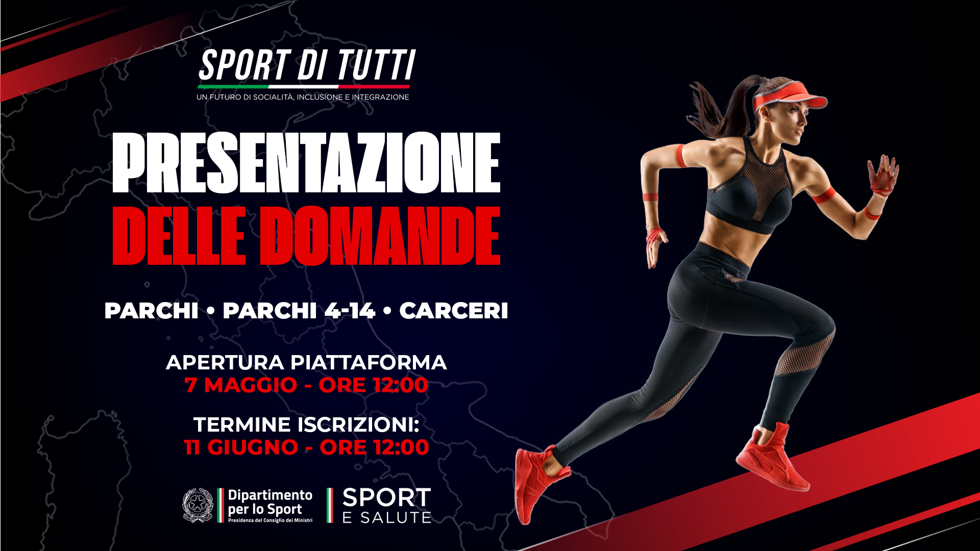 Sport di tutti. Attive da oggi le piattaforme per le candidature ai progetti 