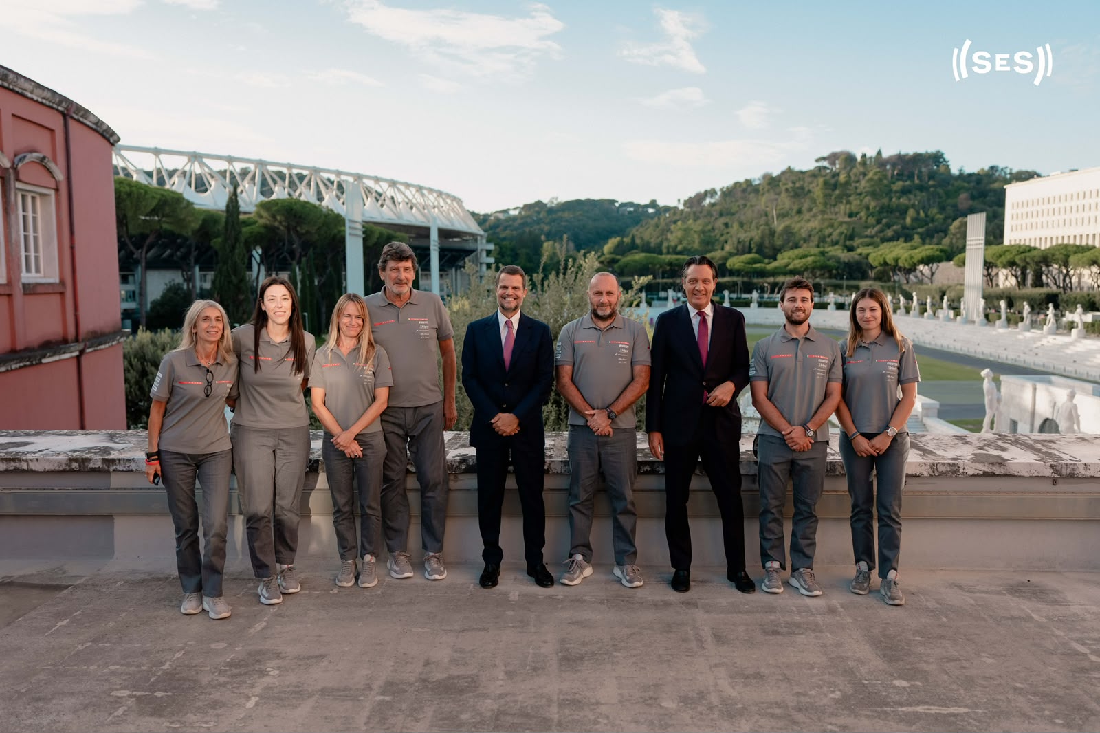 Sport e Salute accoglie Luna Rossa: la rotta verso Napoli parte da Roma