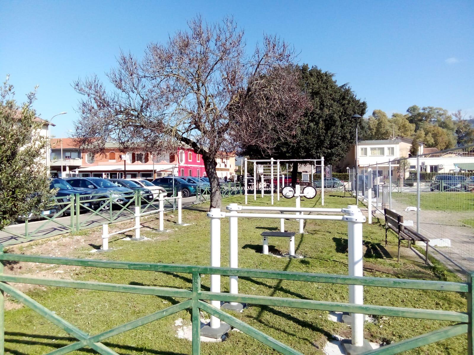 Terracina, una palestra a cielo aperto  in Piazza XXIV maggio