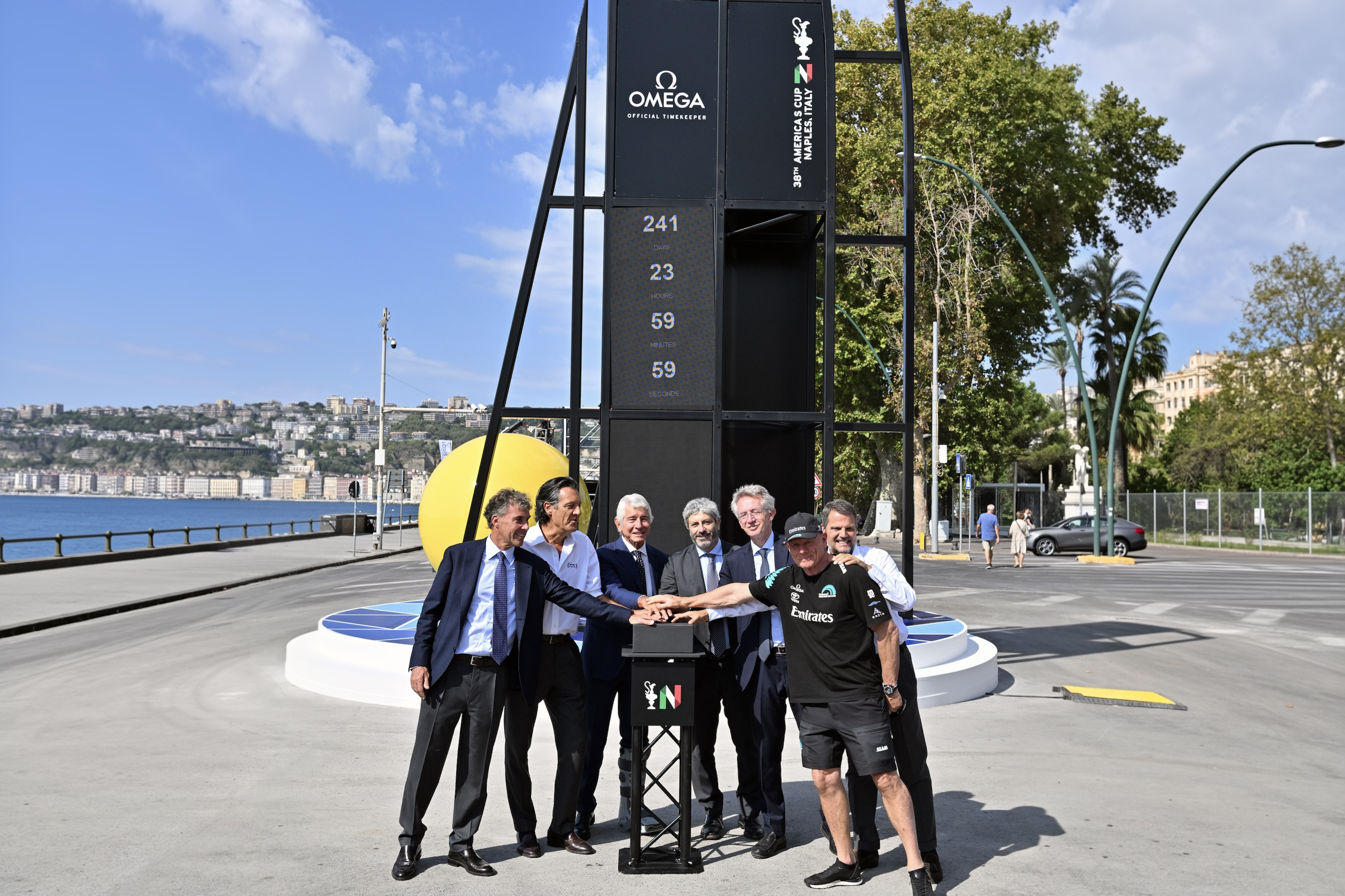 Napoli accende il countdown. L’America’s Cup entra nel tempo della città