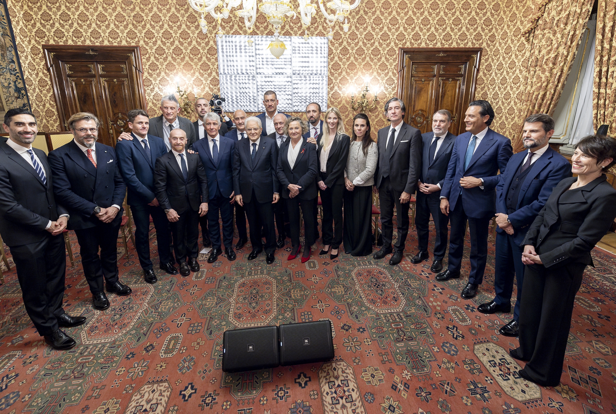 Il Presidente della Repubblica Sergio Mattarella incontra le leggende dello sport italiano