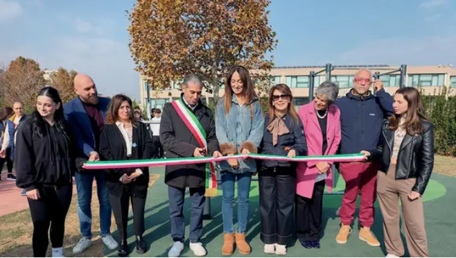 Inaugurata a Grottammare la nuova area attrezzata