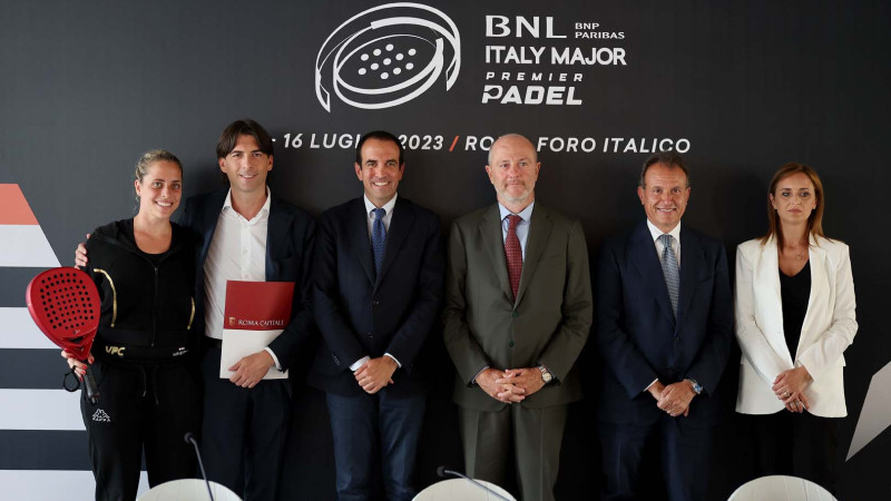 BNL Italy Mjor Premier Padel - Conferenza stampa 2023