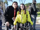 alessandro onorato con la donna in hand bike