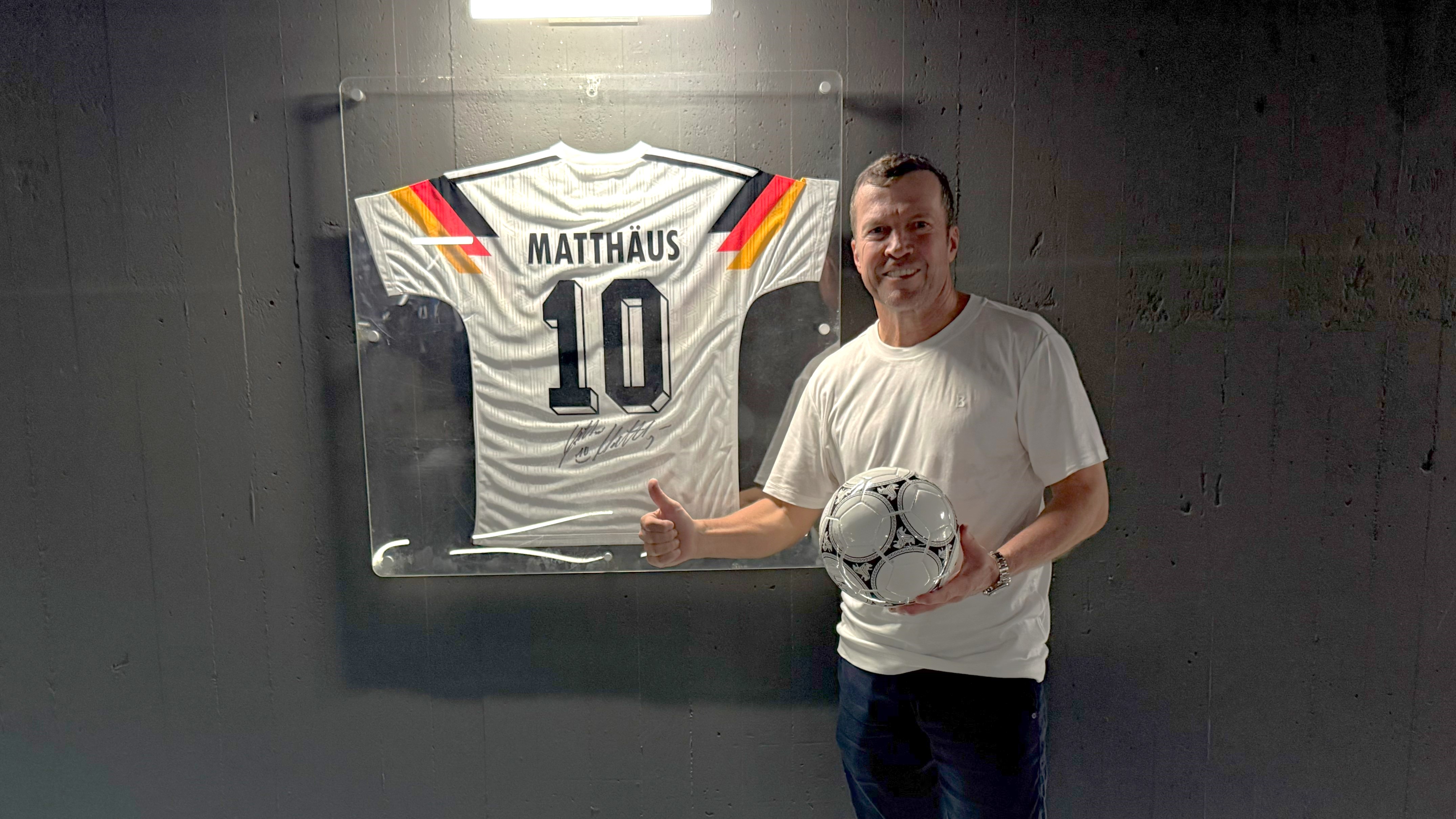 Lothar Matthäus torna allo Stadio Olimpico,