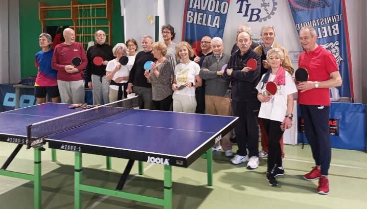 “Ping Pong per la terza età”: un super successo per l’iniziativa TT Biella